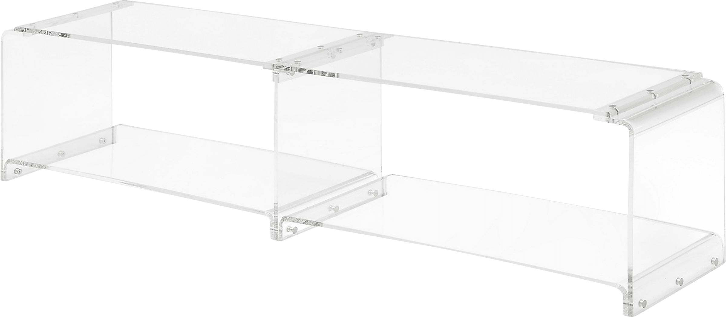 Gadri Clear Console Table