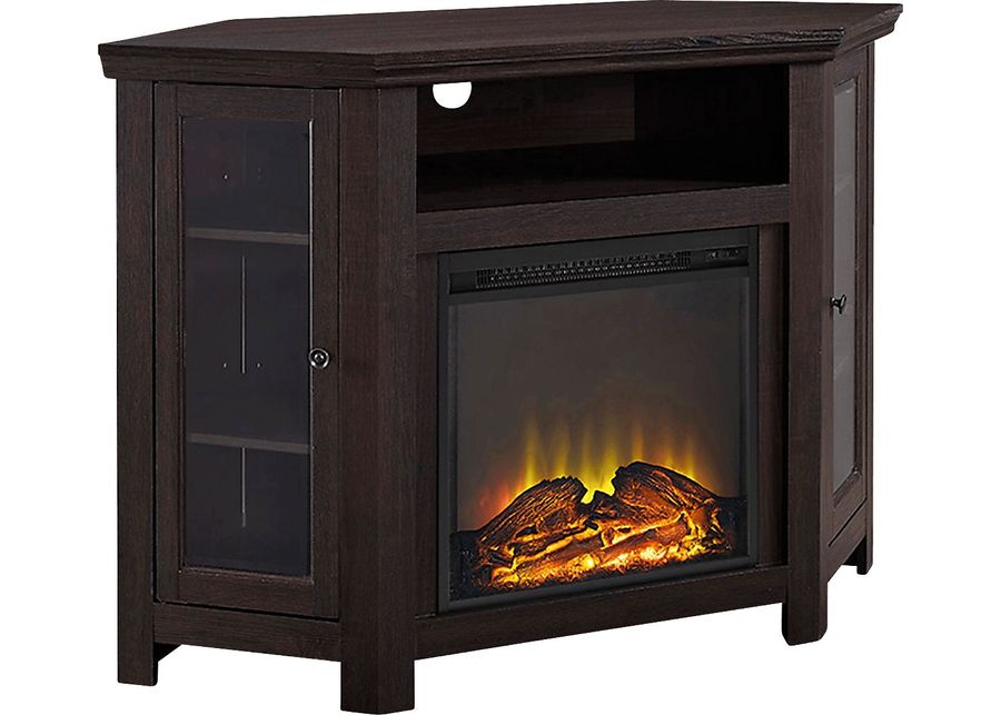 Bellgrave Espresso 48 in. Console, With Electric Fireplace