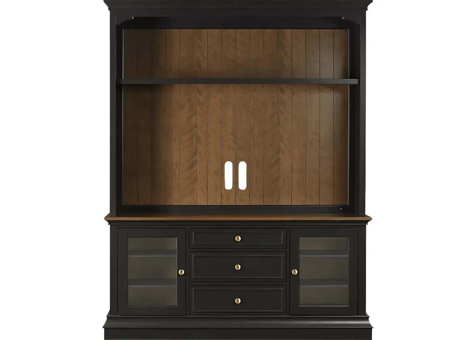 Albermarle Charcoal 2 Pc Wall Unit with 68.5 in. Console