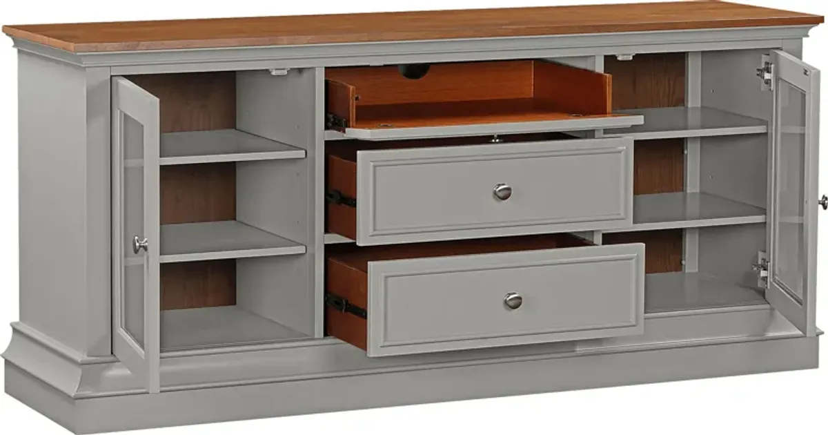 Albermarle Gray 68.5 in. Console