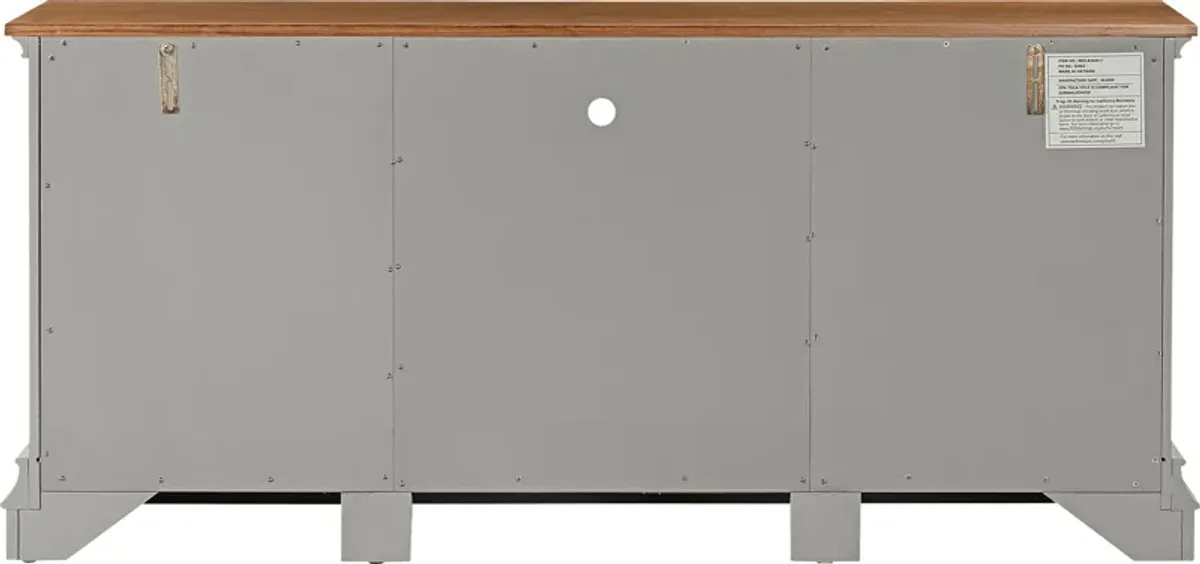 Albermarle Gray 68.5 in. Console