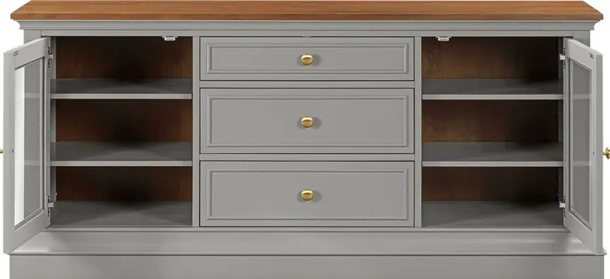 Albermarle Gray 68.5 in. Console