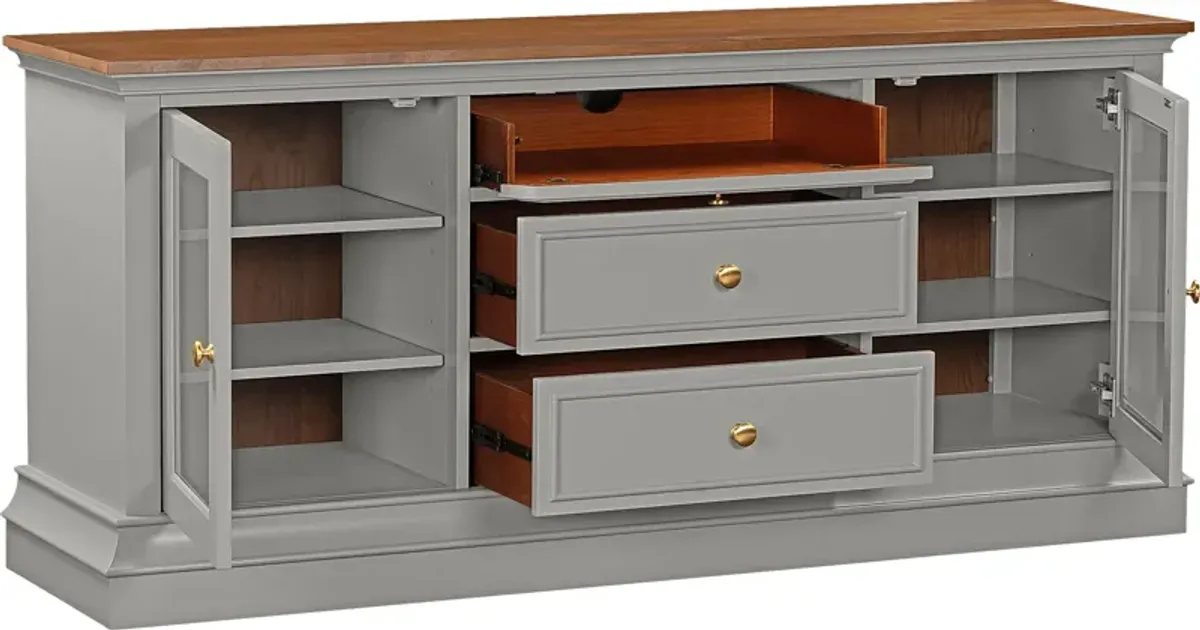 Albermarle Gray 68.5 in. Console