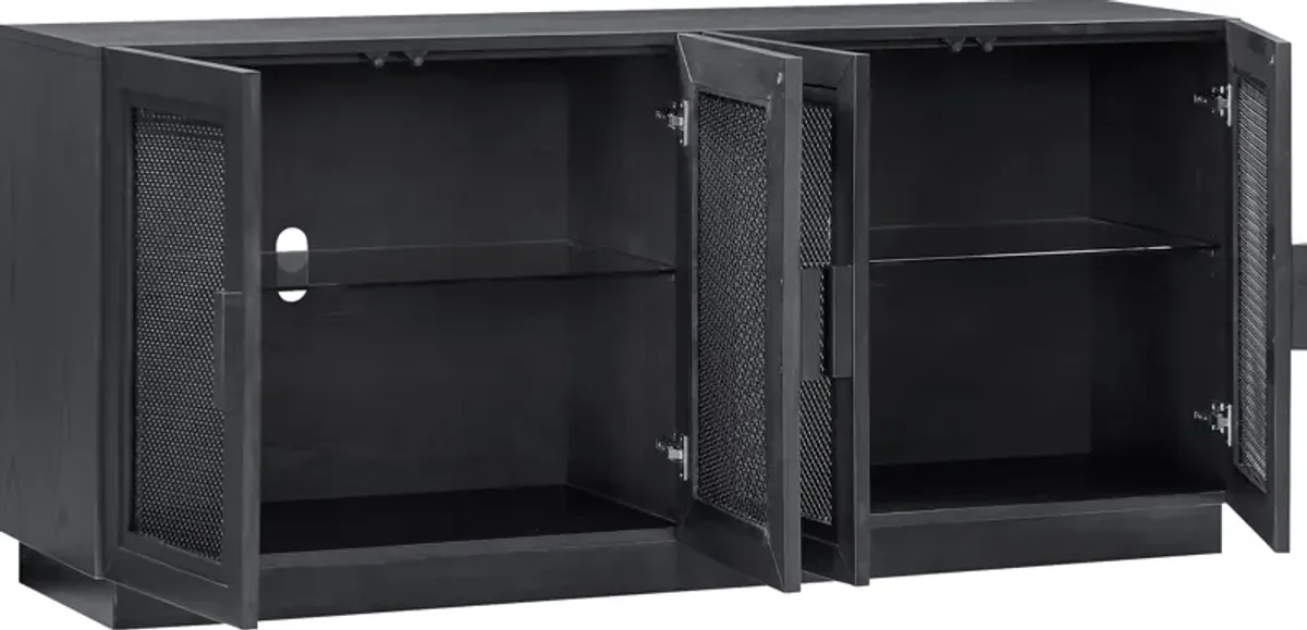 Sanpat Black 72.5 in. Console