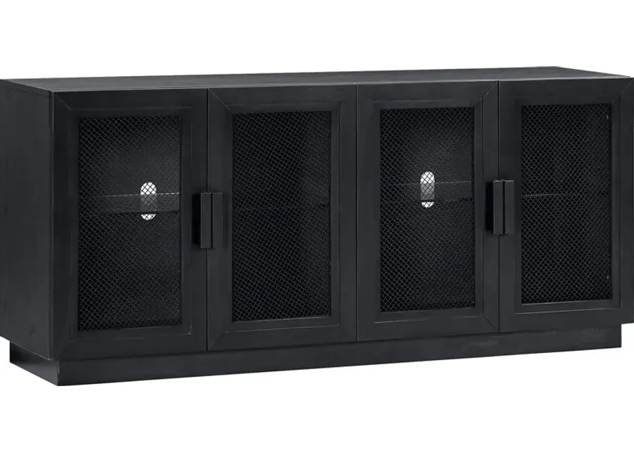 Sanpat Black 72.5 in. Console