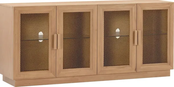 Sanpat Brown 72.5 in. Console