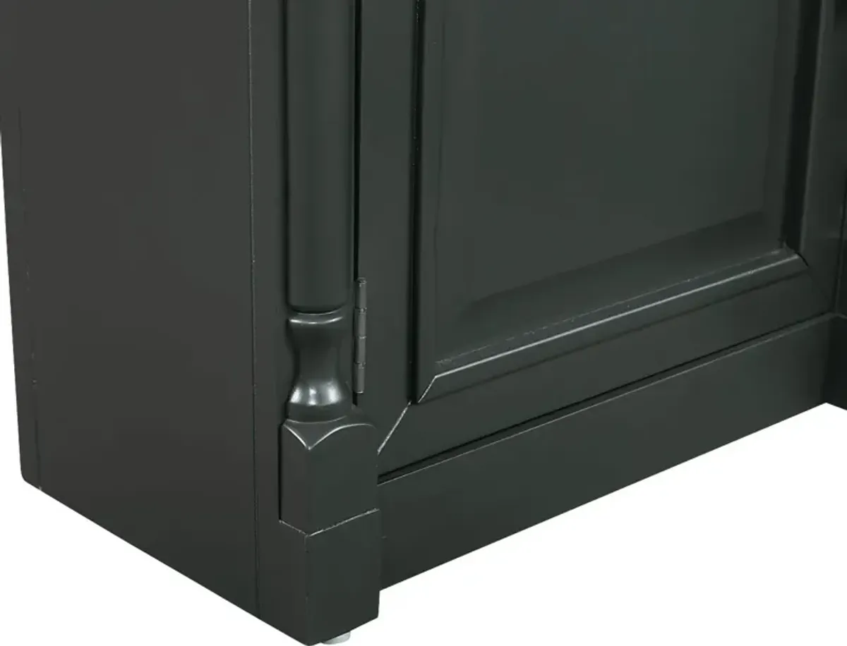 Beidiman I Charcoal 4 Pc Wall Unit with 104.5 in. Console