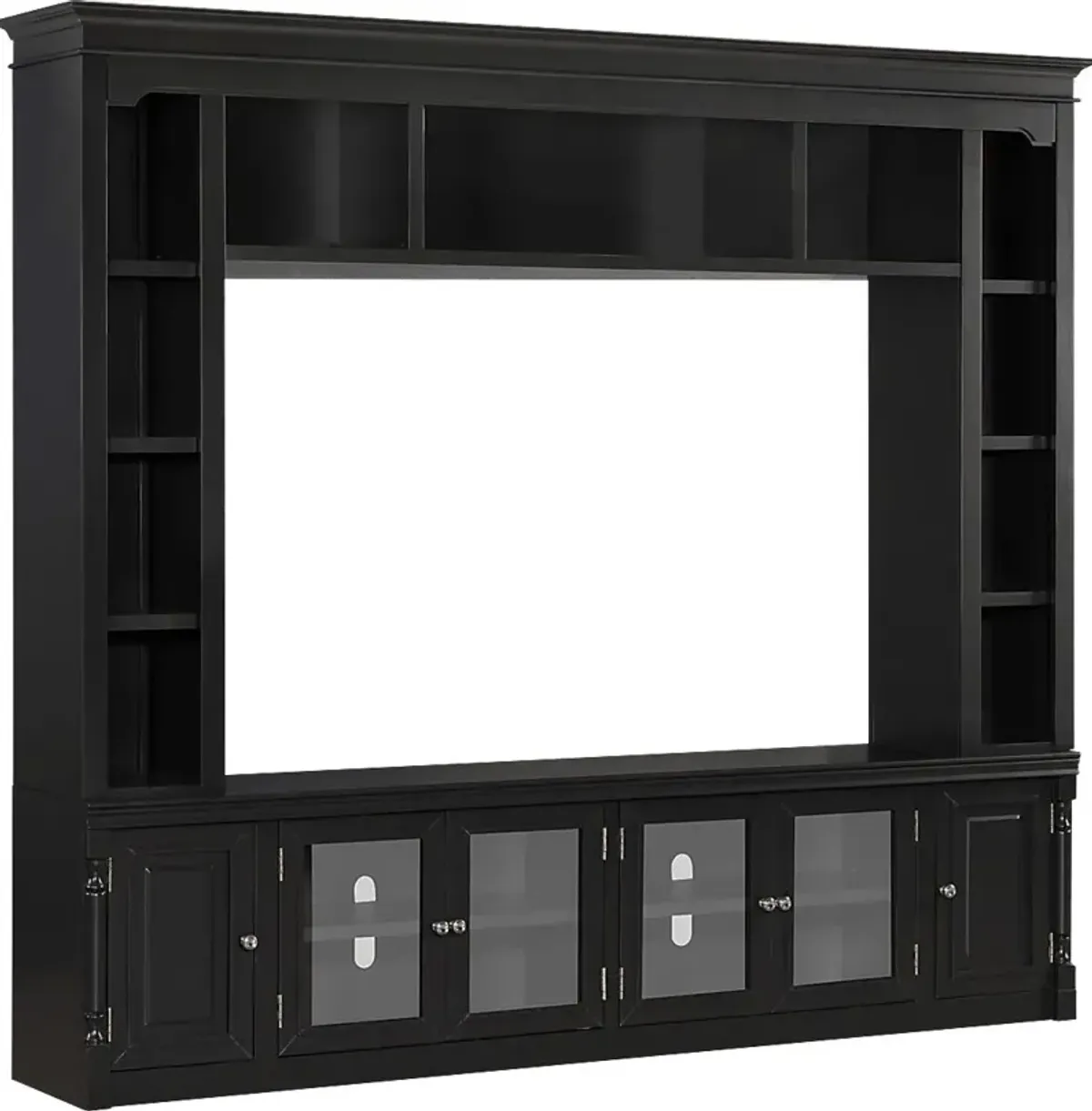 Beidiman II Charcoal 3 Pc Wall Unit with 98.5 in. Console