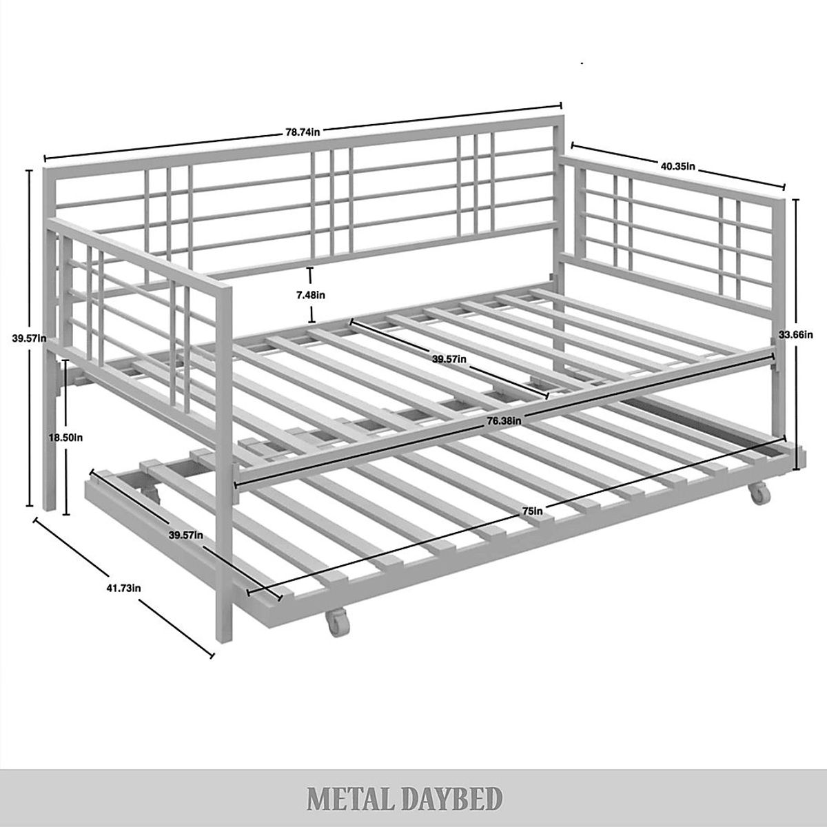 Solsticetems Brown Daybed