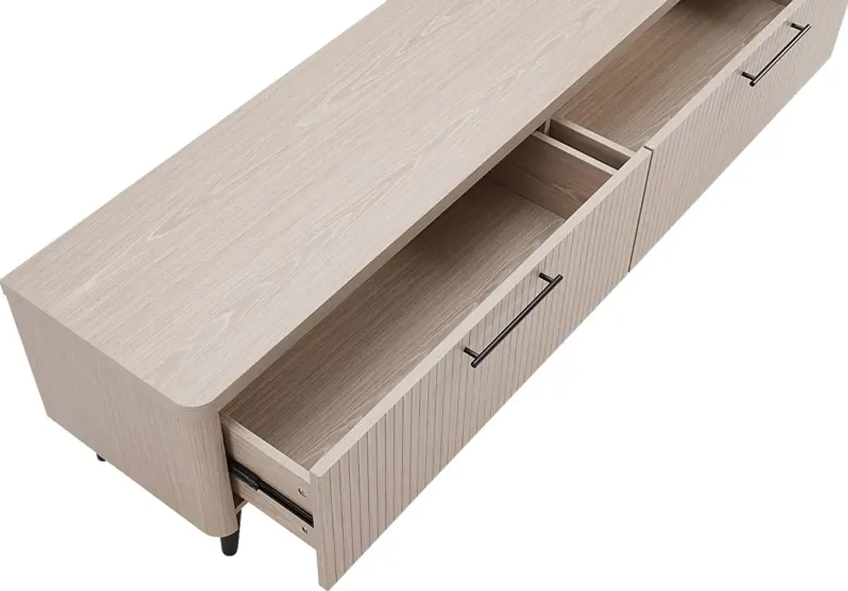 Kassy Beige 69 in. Console