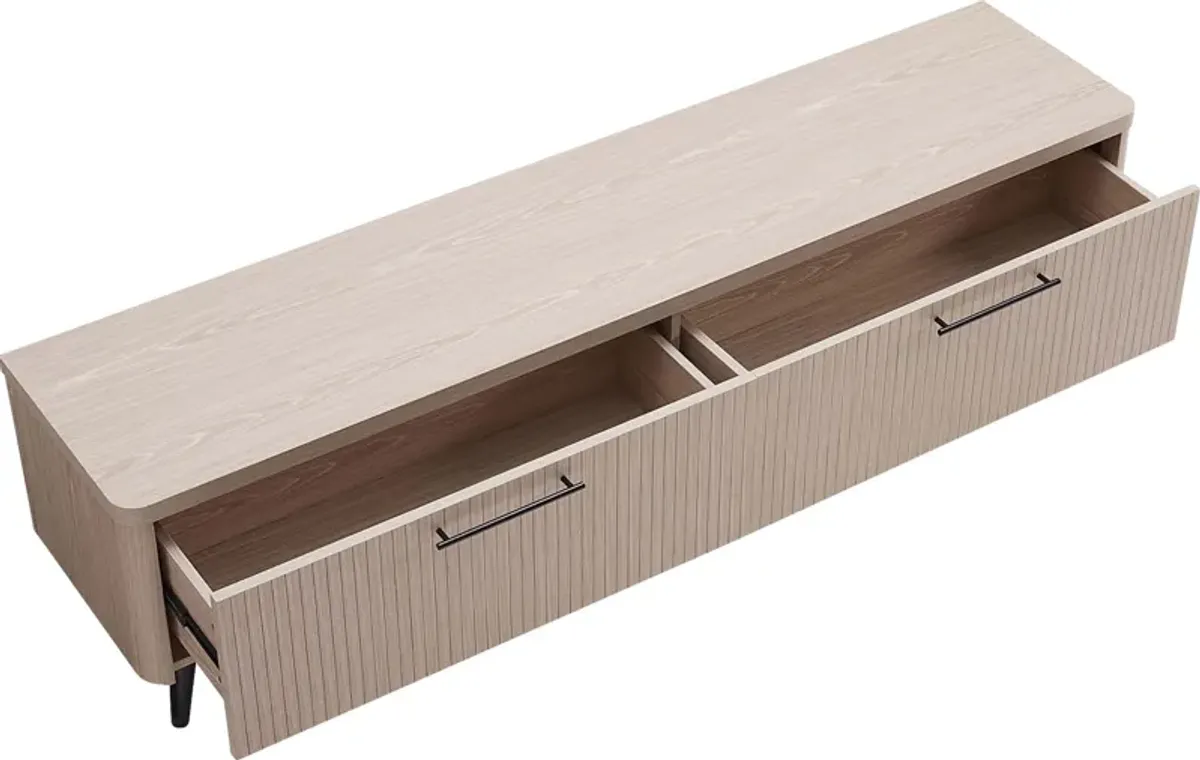 Kassy Beige 69 in. Console