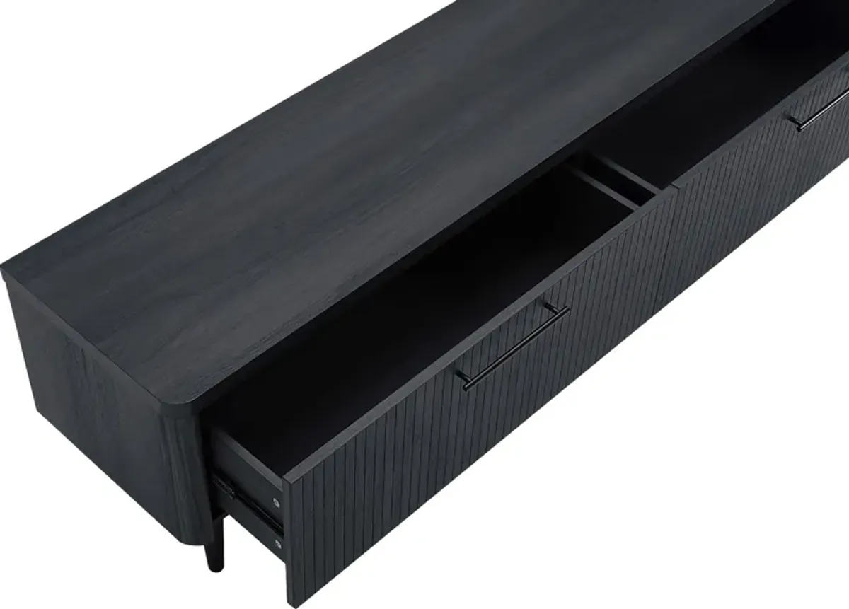 Kassy Charcoal 69 in. Console