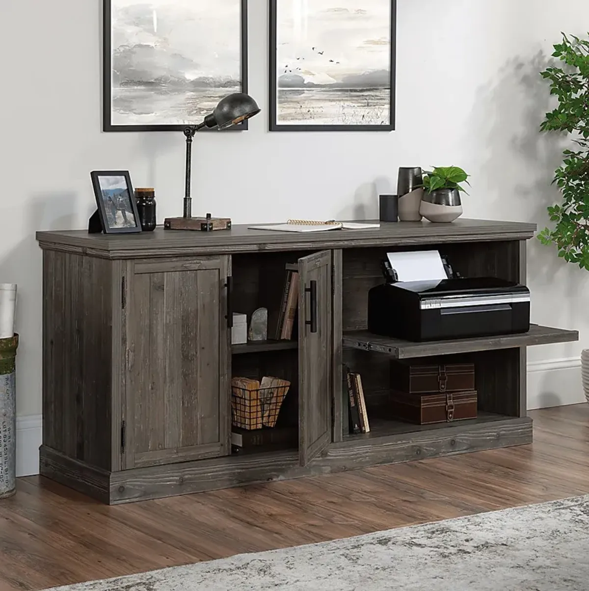 Clemair III Gray 65.5 in. Console