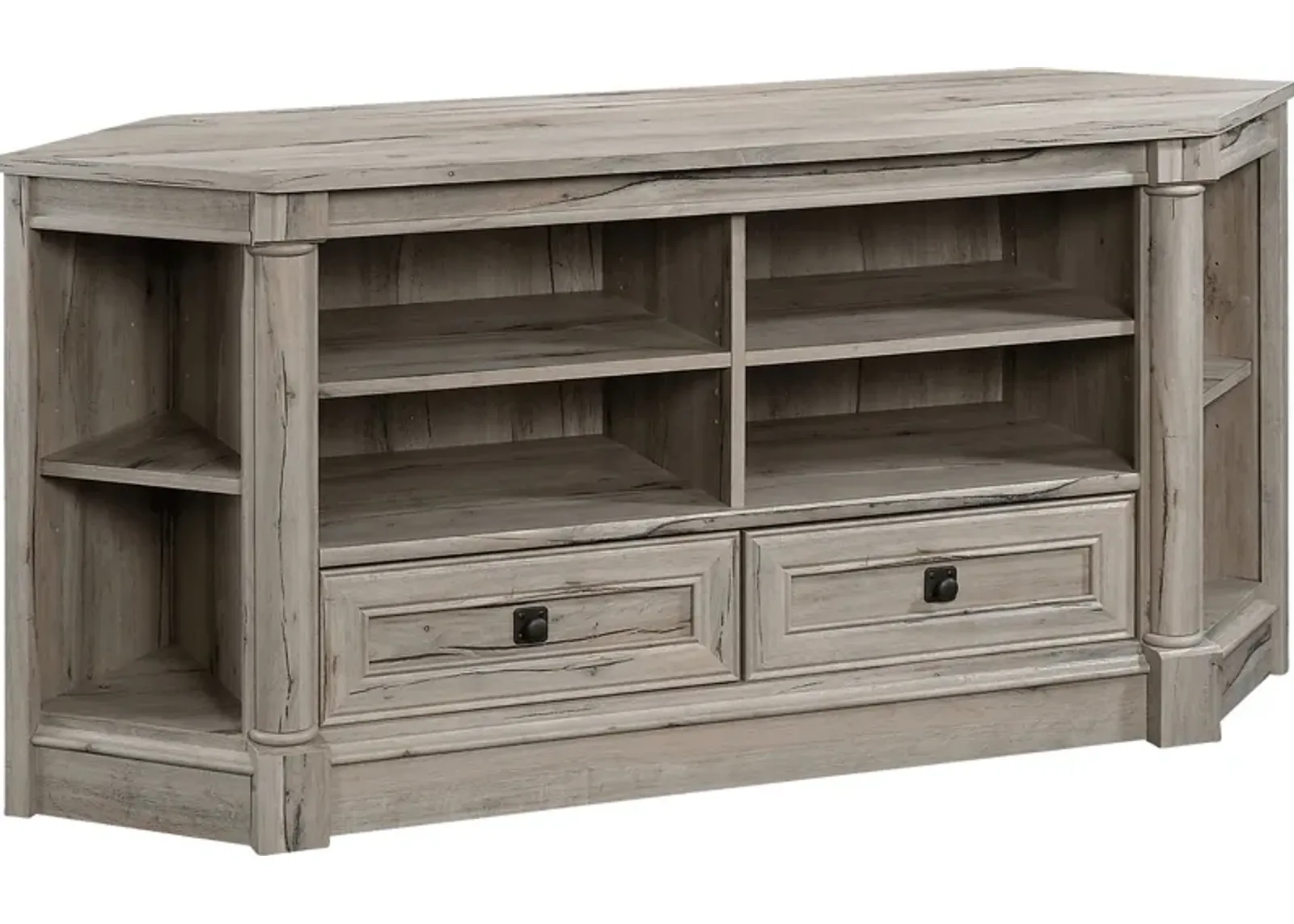 Anacacho Gray 61.5 in. Corner Console