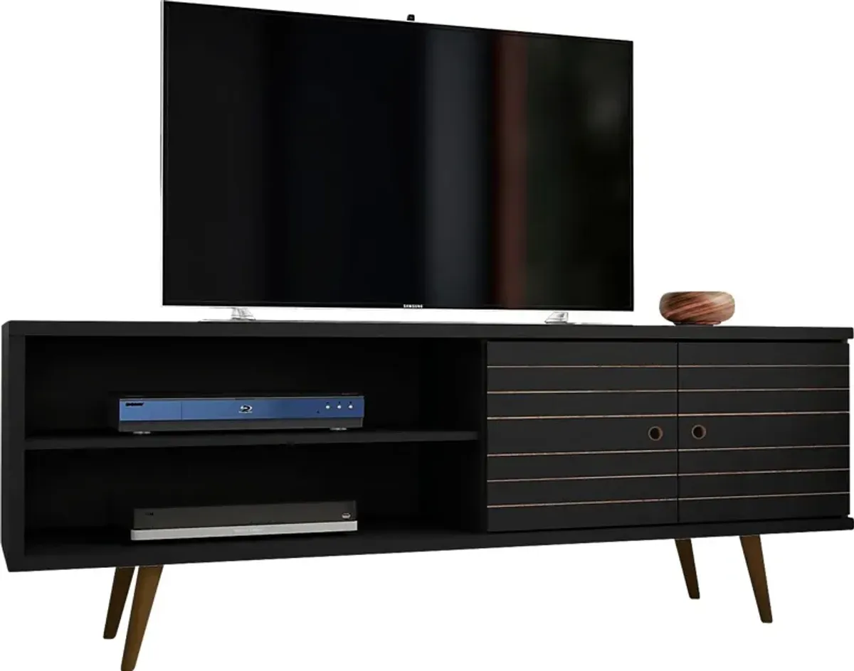 Wavefruit Black 63 in. Console