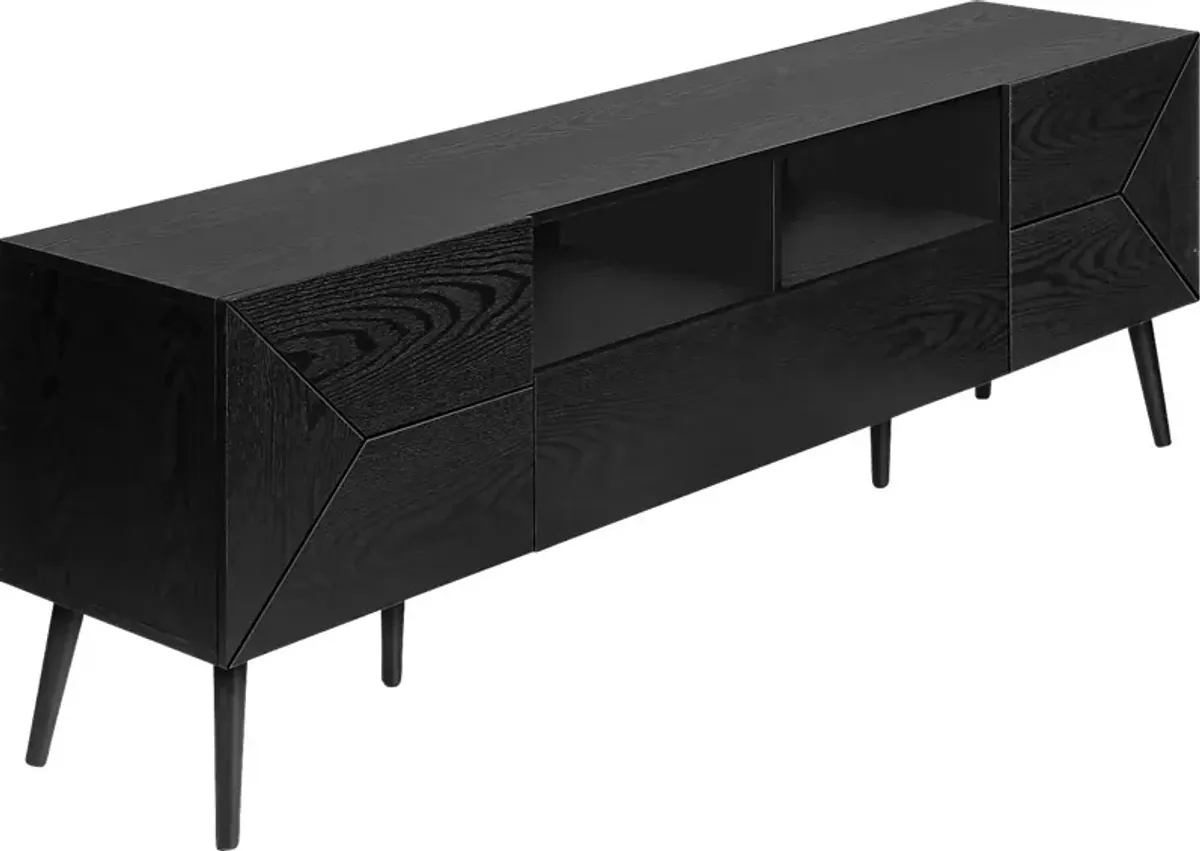 Bridgeware Black 71 in. Console
