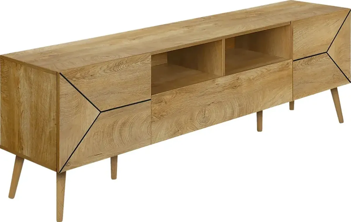 Bridgeware Brown 71 in. Console