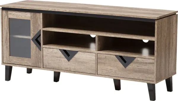 Pinkshade Light Brown 56 in. Console