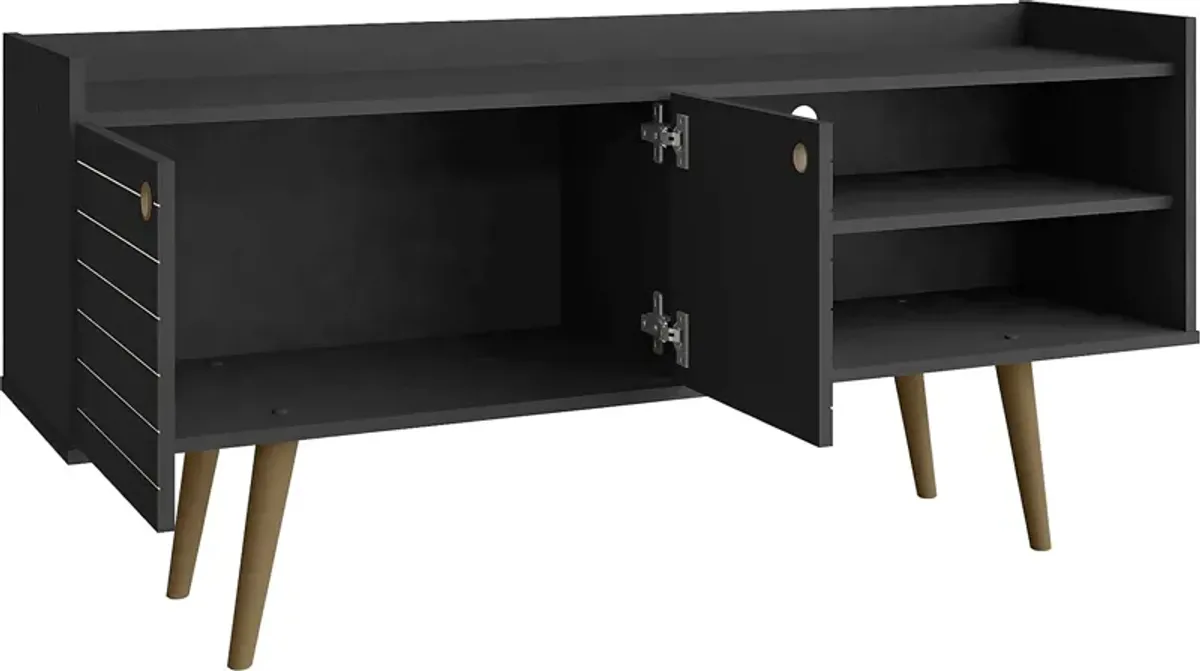 Corriedale Black 54 in. Console