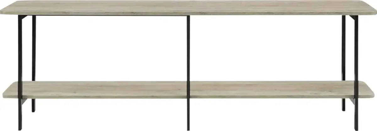 Aardvark Walk Gray 71 in. Console
