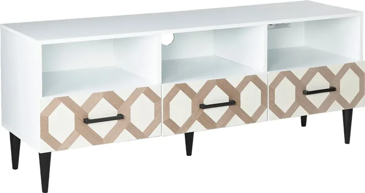 Windycrest White 54 in. Console