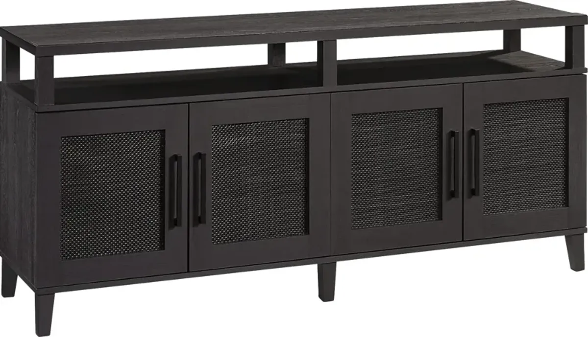 Allebach Black 62.5 in. Console