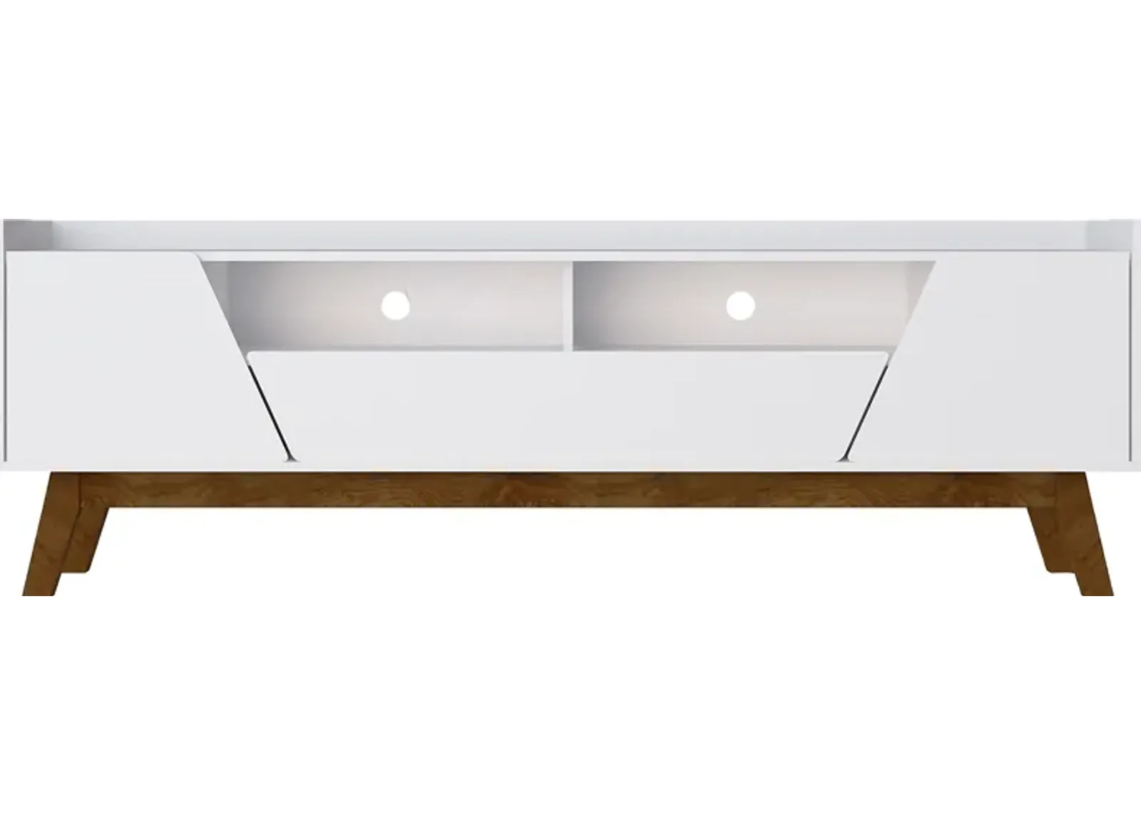 Caughey III White 71 in. Console