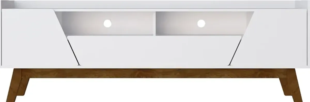 Caughey III White 71 in. Console