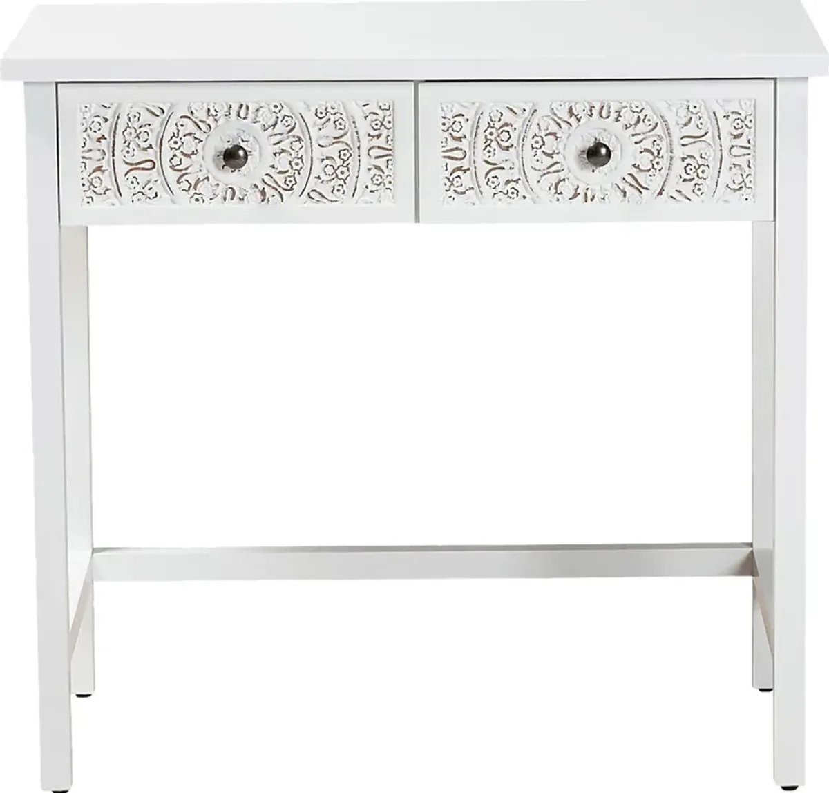 Oxenrider White Sofa Table