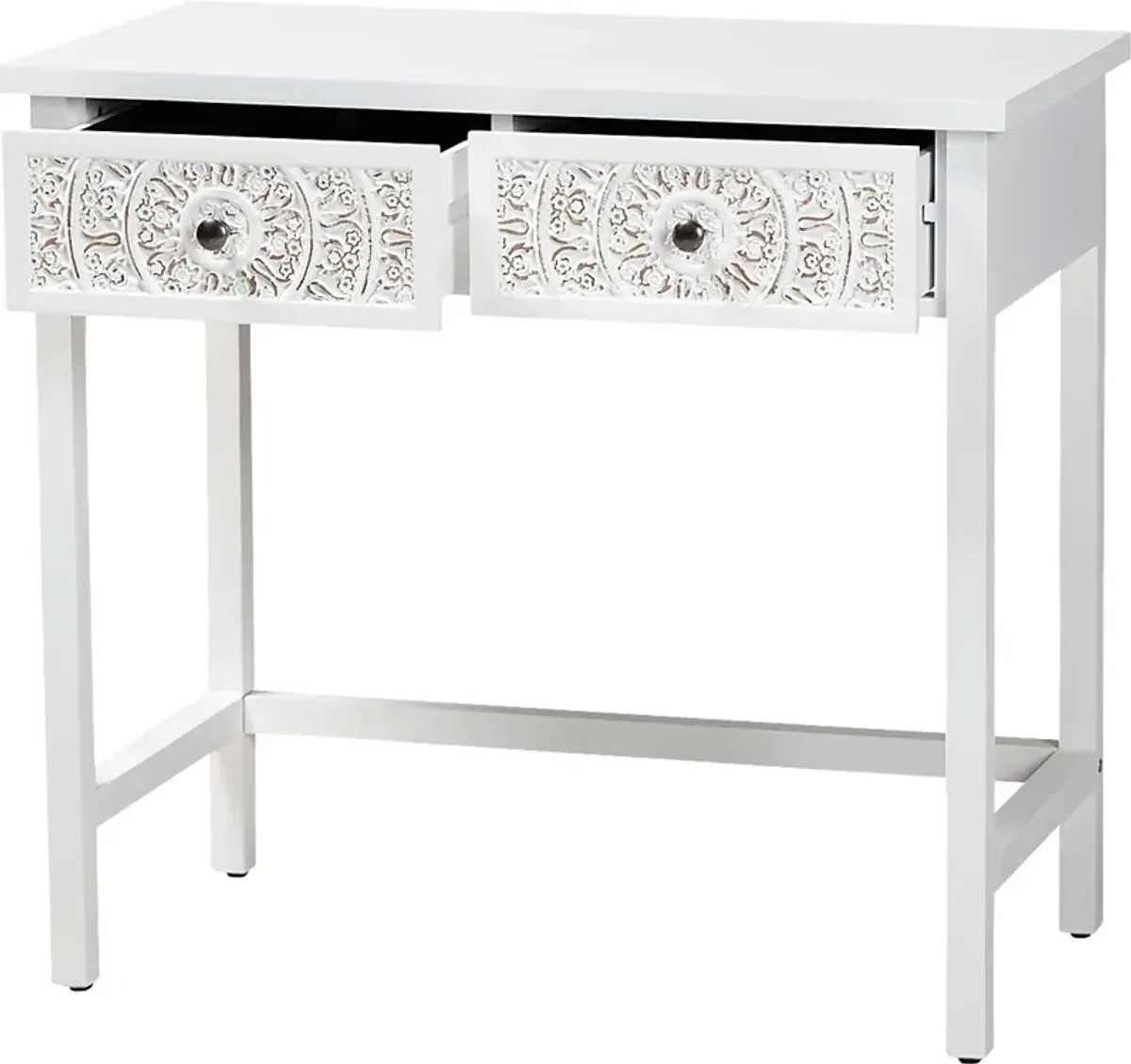 Oxenrider White Sofa Table