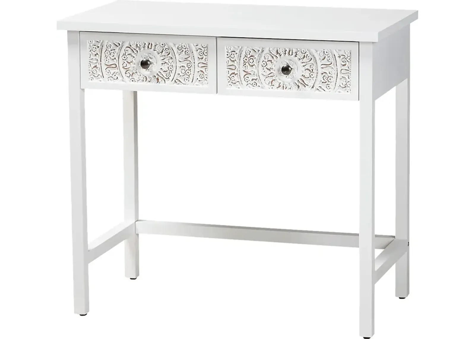 Oxenrider White Sofa Table