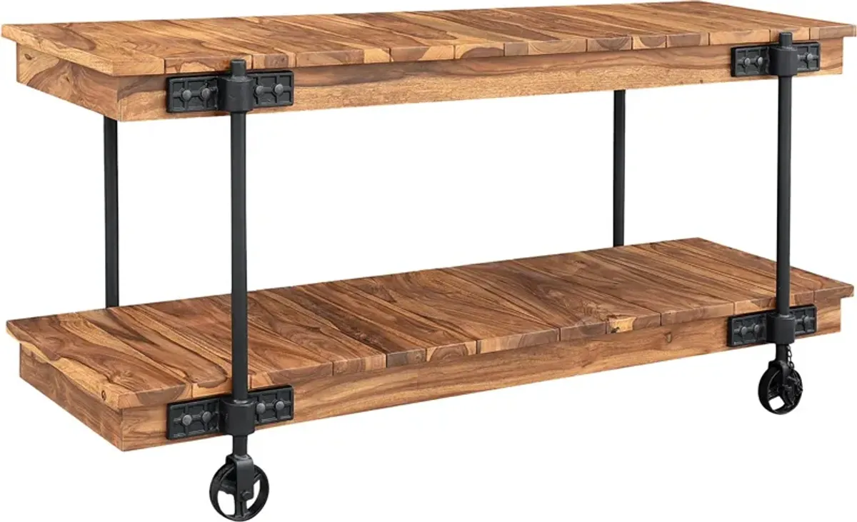 Tuscumbia Brown Console