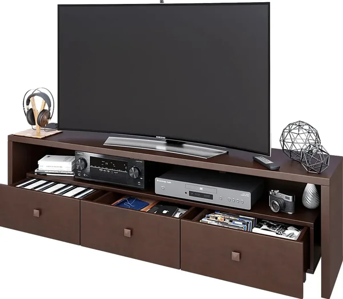 Flemris Hickory 70 in. Console