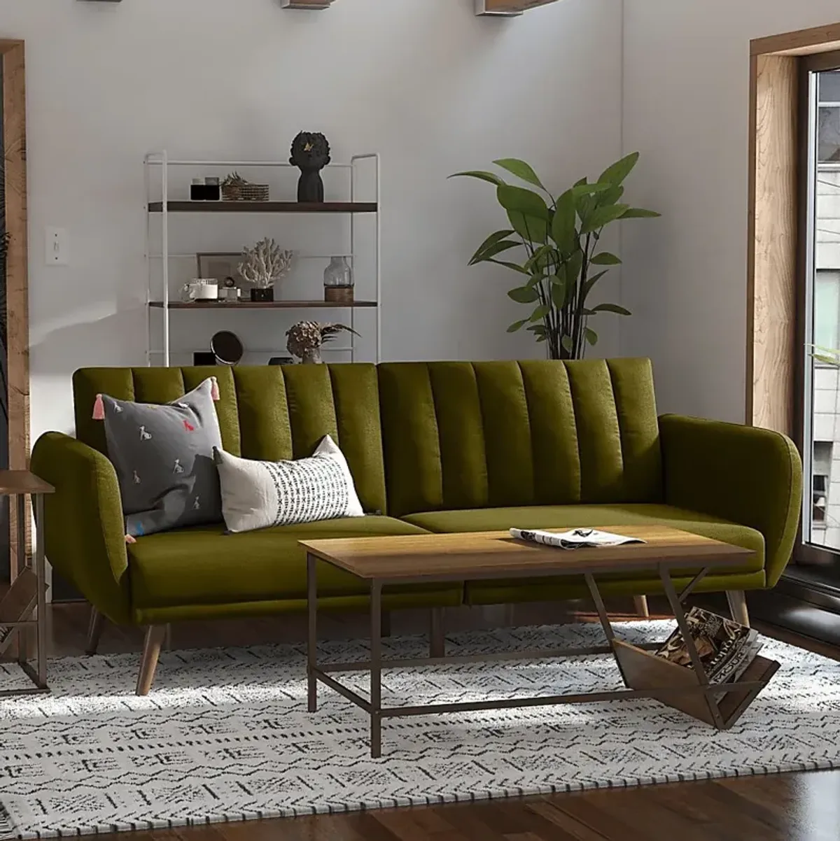 Bristerburg Green Futon