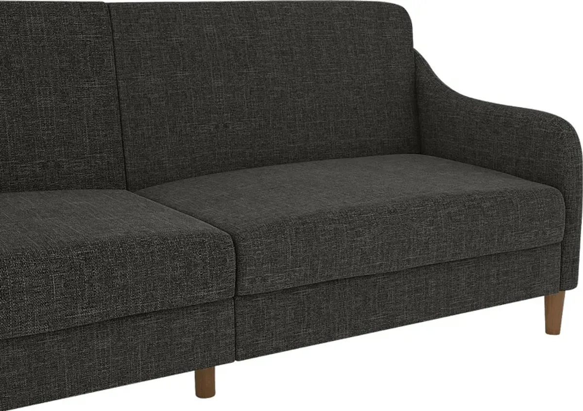 Chinauld II Gray Futon