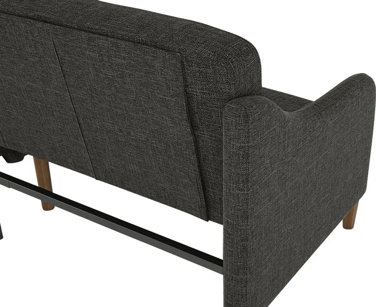 Chinauld II Gray Futon