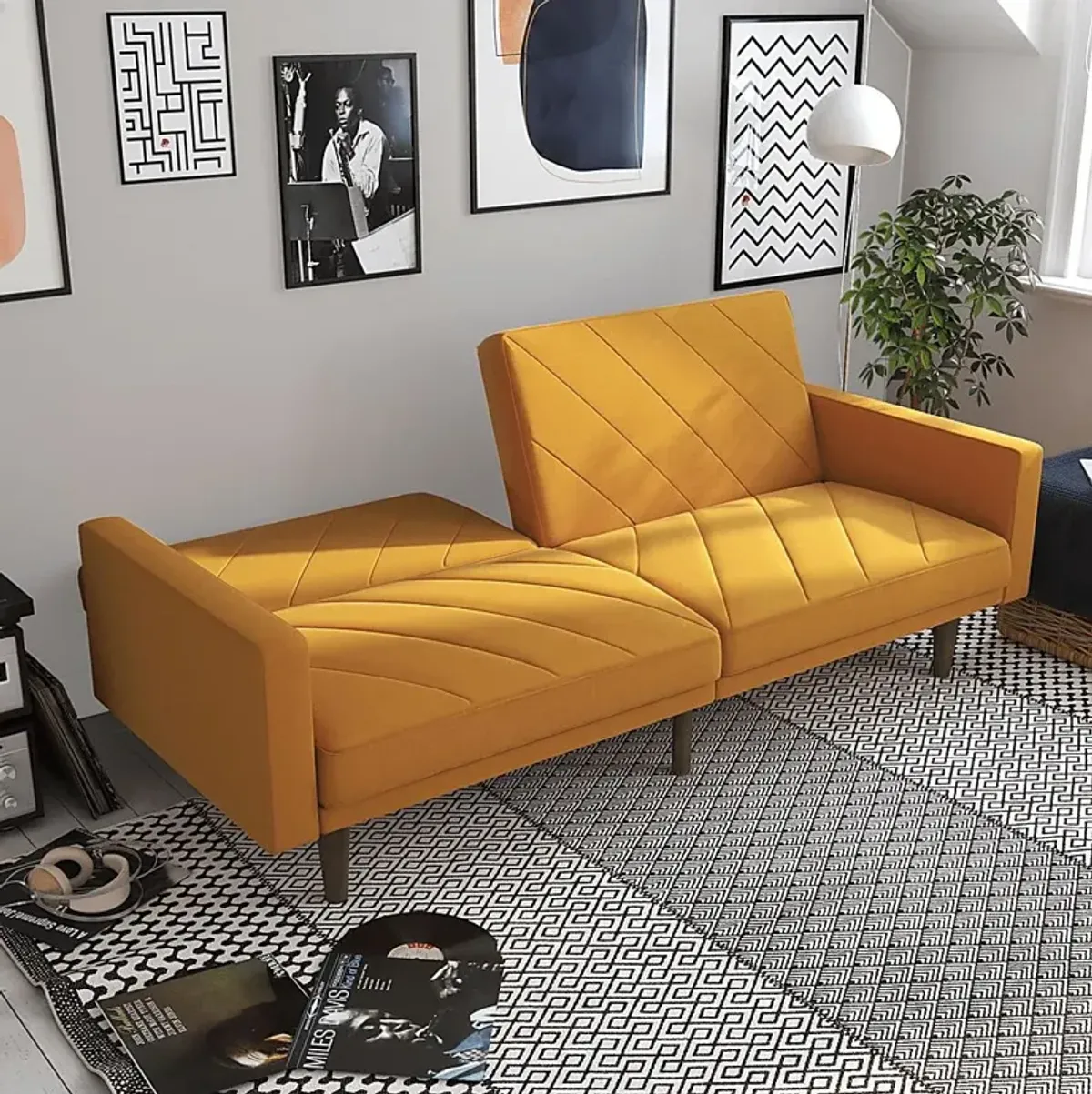 Colyer Mustard Futon