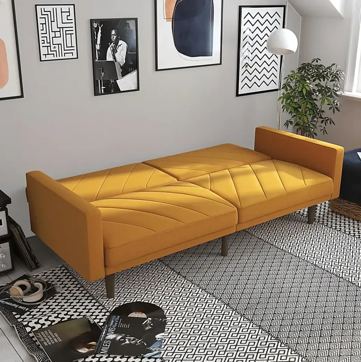 Colyer Mustard Futon