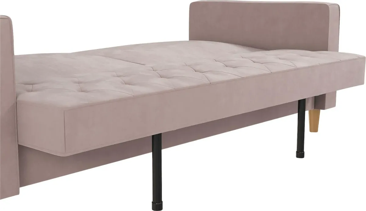 Diechman Blush Futon with Storage