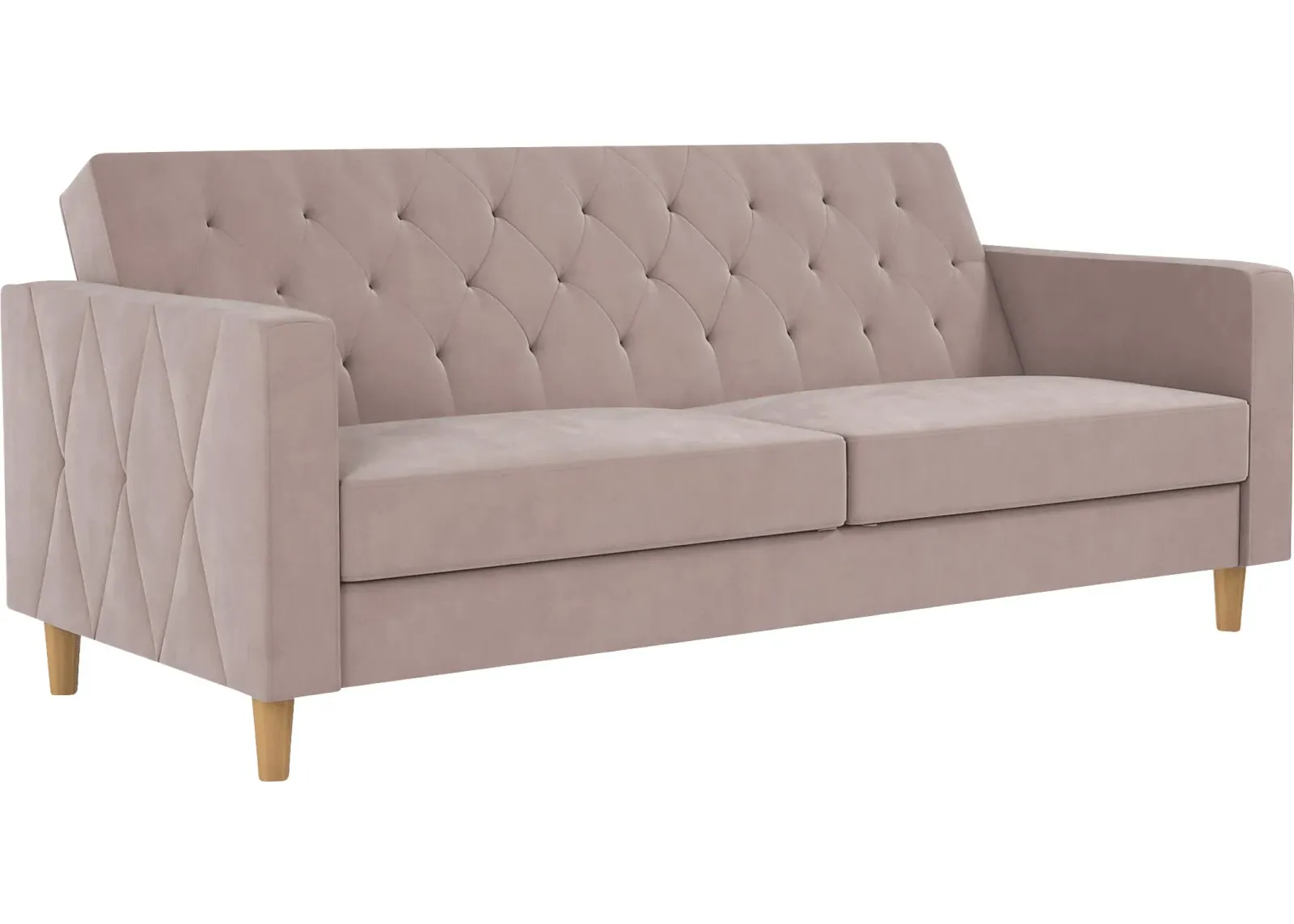 Diechman Blush Futon with Storage