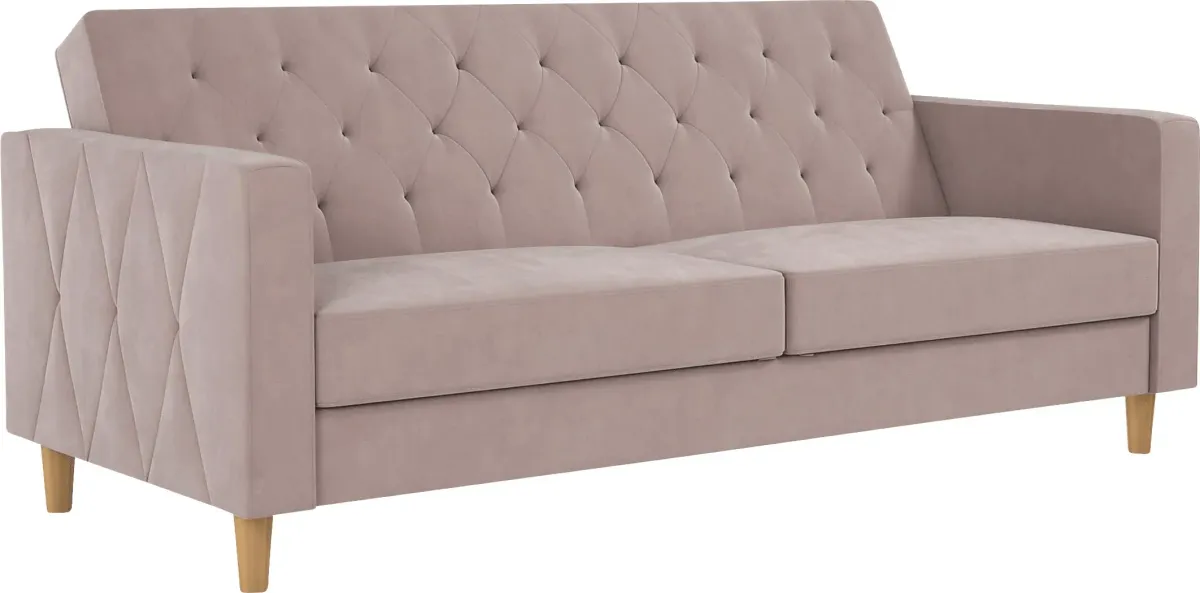 Diechman Blush Futon with Storage