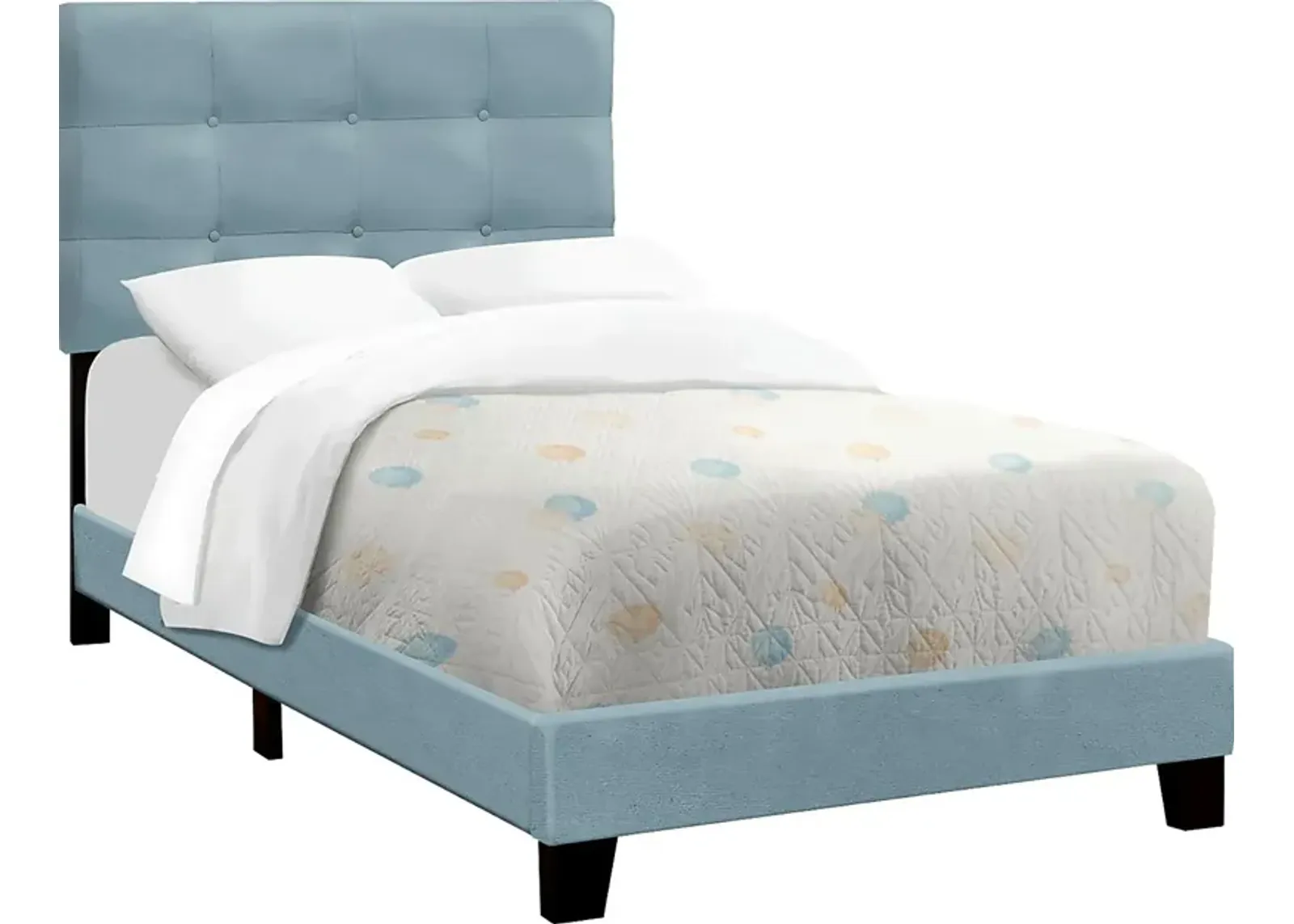 Troland Light Blue Twin Bed