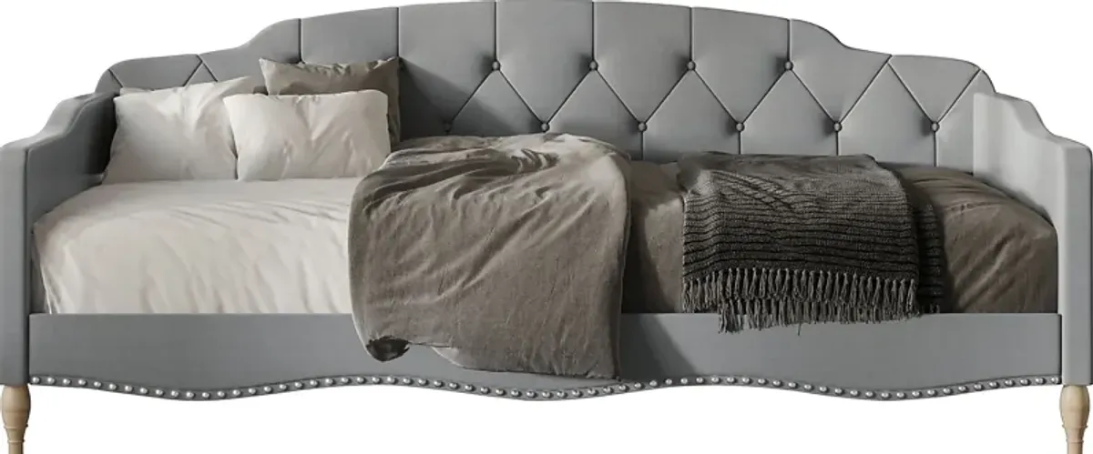 Iroby Light Gray Twin Daybed