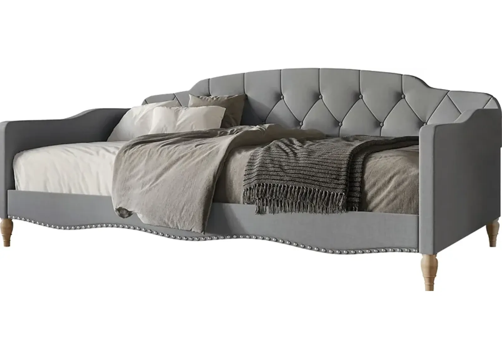 Iroby Light Gray Twin Daybed