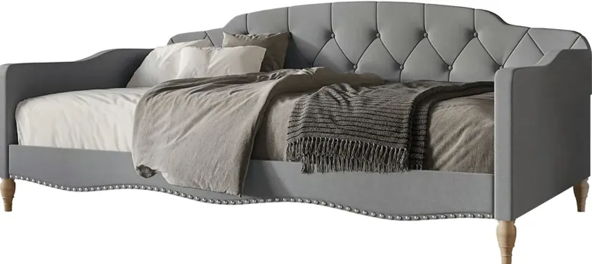 Iroby Light Gray Twin Daybed