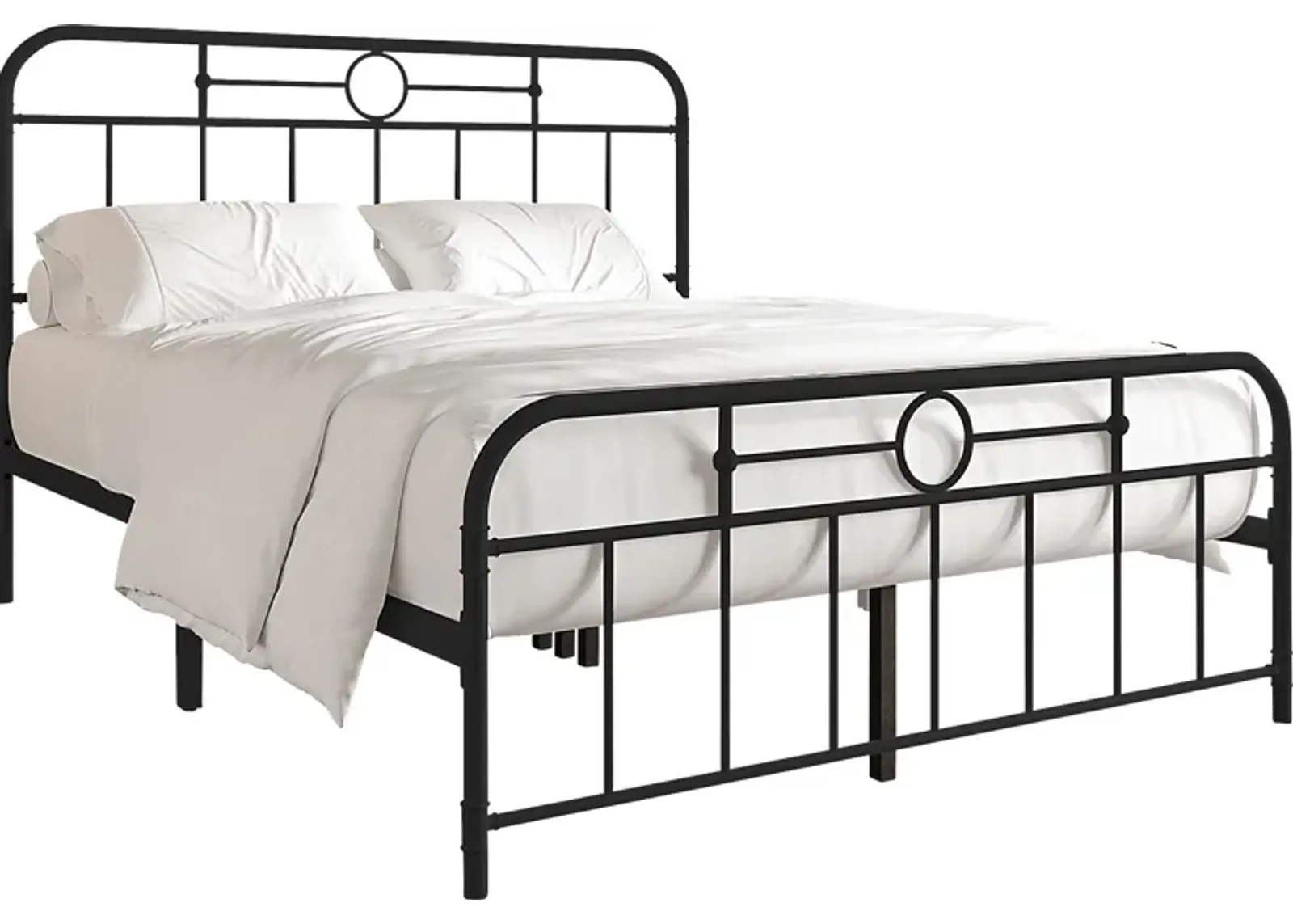 Oceanwell Black Twin Bed