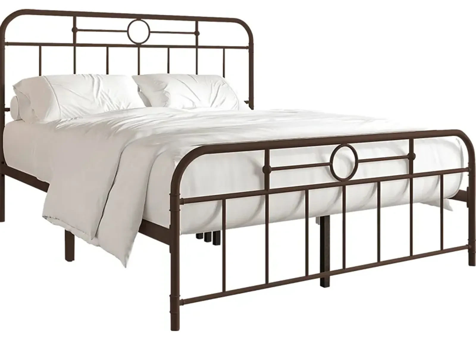 Oceanwell Brown Twin Bed