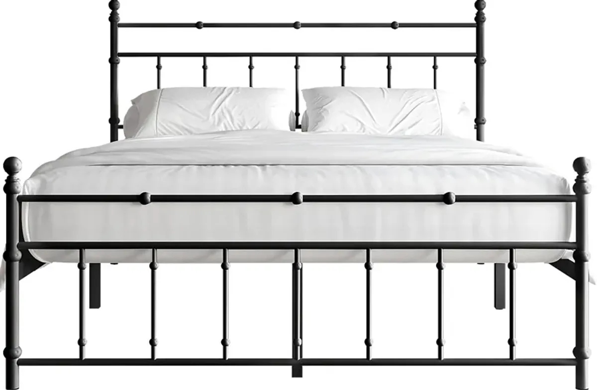 Griffincast Black Twin Bed