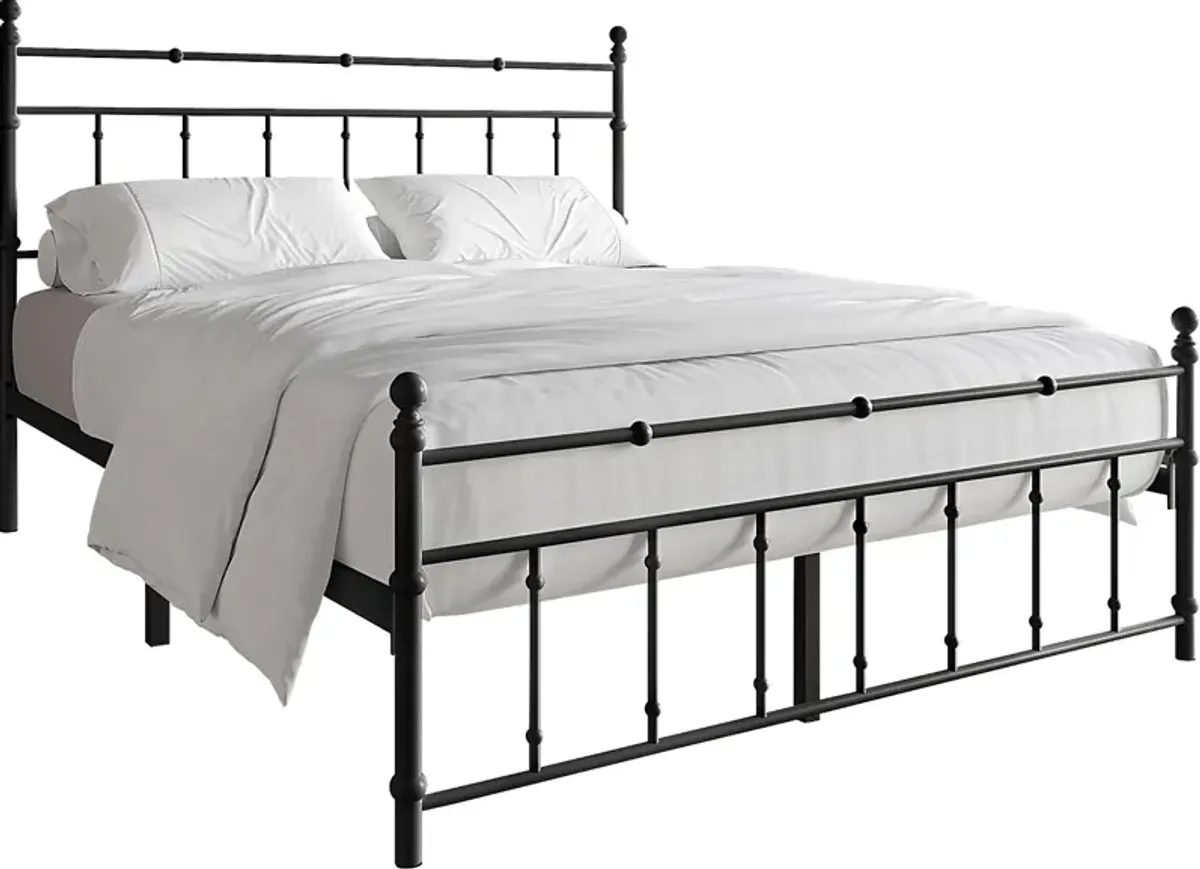 Griffincast Black Twin Bed