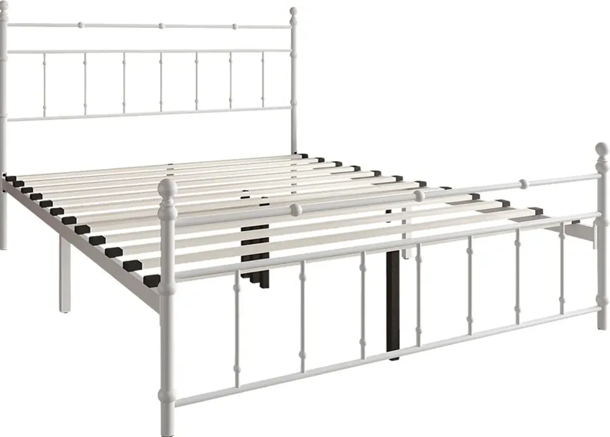 Griffincast White Twin Bed